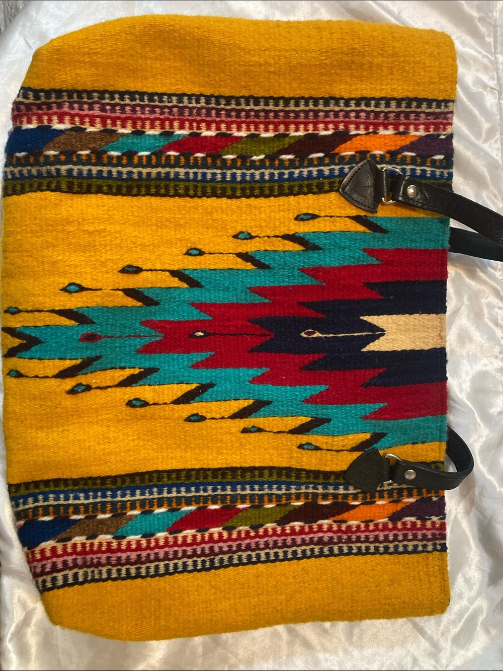 Hand Woven Shoulder Bag wool.